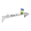 Single Stainless Steel Wall-Mounted Hanging Shelf