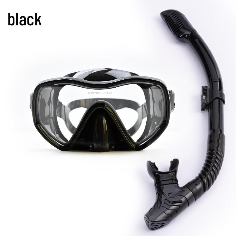 WEZHO Adult Anti-Fog Silicone Diving Mask & Dry Snorkel Set