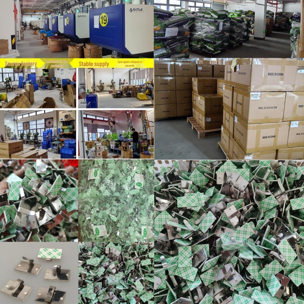 Self-Adhesive Stainless Steel Cable Organizer Clip