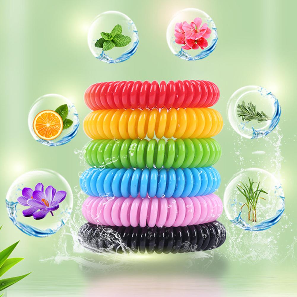 10 Pack Mosquito Repellent Bracelets Mosquito Wristband DEET-Free Waterproof Mosquito Bracelet Adjustable for Baby Toddlers