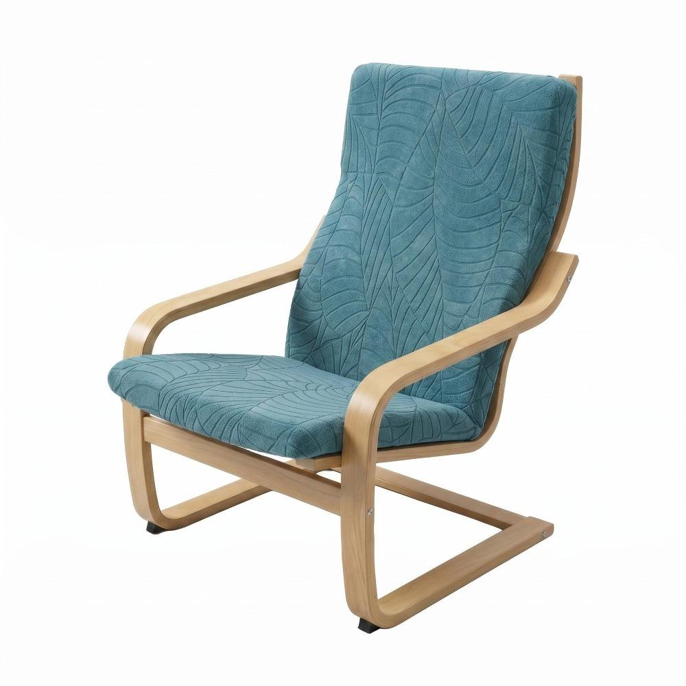 Elastic Band Leaves Jacquard Chair Cover Removable Washable Armchair Protector Universal Dust Proof Stretch Slipcover