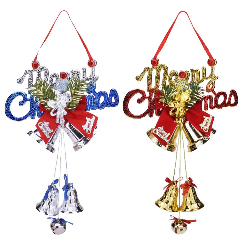 Buy 2 Pcs Christmas Pendants Bells Wall Xmas Tree Door Hangers