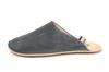 UMAYA Room Leather Genuine Made in Size S [Orobianco] Shoes, Slippers, Leather, Japan, Unisex, Gray/Suede,