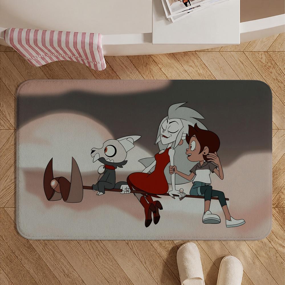 Animation-The Owl HouseS Floor Mat Soft Non-Slip Bath Mat, Bedside Carpet, Absorbent Doormat for Home