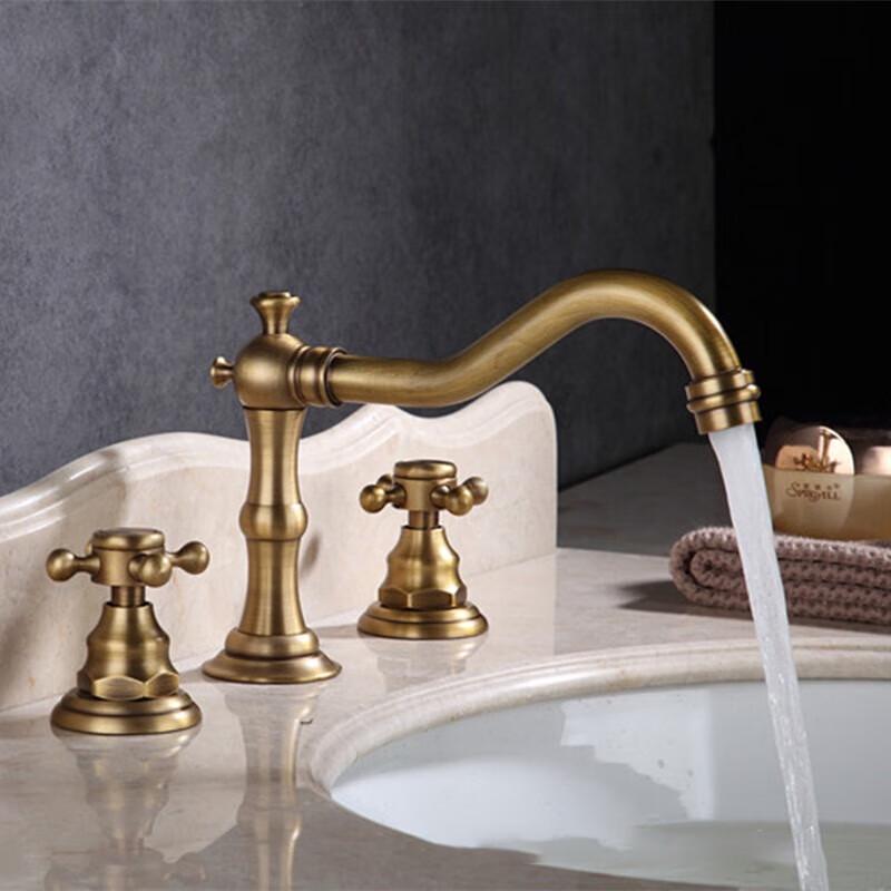 Three-Hole Separate Basin Faucet