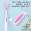 Silicone Tongue Scraper 1PCS Ergonomic Design for Complete Oral Hygiene Perfect for Daily Use