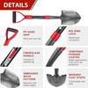 Mengpao Carbon Fiber Handle Outdoor Engineer Shovel