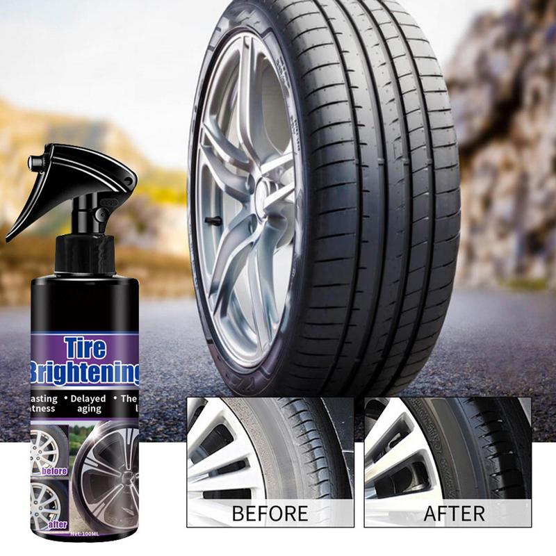 Long-Lasting Vehicle Tire Brightener 100ml Car Coating Agent Auto Scratch Remover Coating Agent Detailing Car Products