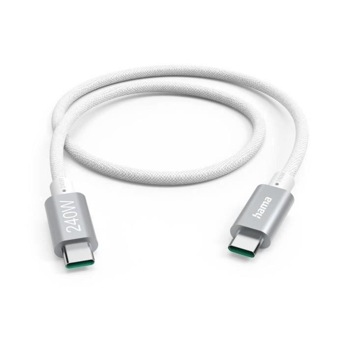 USB-C laadimiskaabel - Full-Feat - 240W - 1,5m - USB 3.2 Gen1 - 5Gbit/s