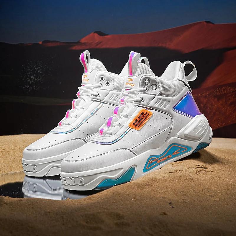 Men Casual Shoes Spring Tide High Quality Anti Slip Sneakers Man 2024 New Fashion Breathable Mixed Color Male Tide Shoe Footwear