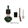 Napoleonic Wars Military Soldiers Building Blocks Sets WW2 MiniFigures French British Fusilier Rifles Bagpiper Weapons Kids Toys