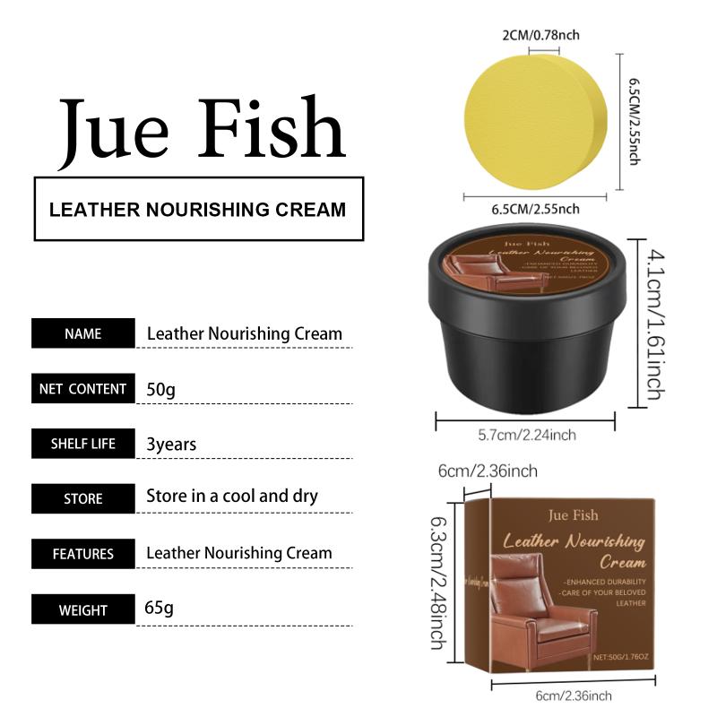 Universal Leather Care Paste Kit For Sofa Car Seat Bag Shoe Repair Scuffs Easy Maintenance Cream