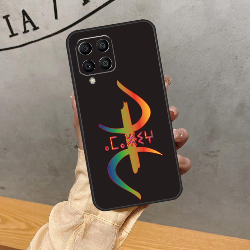 Amazigh Berber Flagge Für Samsung Galaxy M06 M16 M13 M14 M33 M12 M32 M52 M31 M55 M15 M11 M21 M35 M53 M34 M54 Hülle