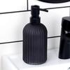 Black Glass Soap Dispenser 400 Ml 2 Pcs.