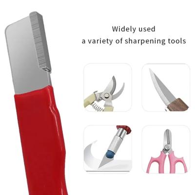 Afiador de facas de cozinha portátil Mini ferramenta de afiação de facas de bolso para montanhismo, acampamento, viagem, churrasco ao ar livre, ferramentas manuais