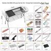 OEING Large Foldable Stainless Steel Barbecue Grill