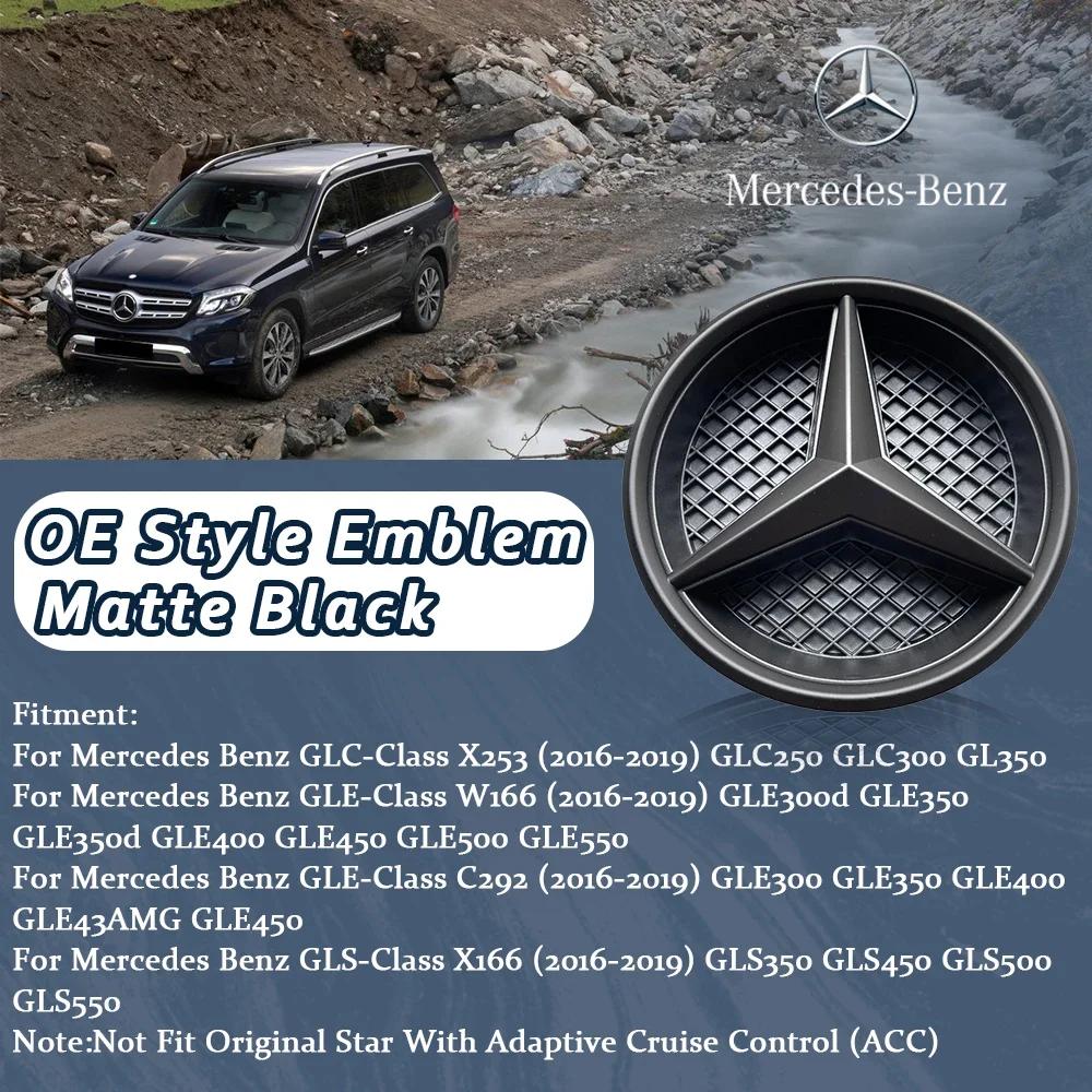

Car Sticker C200 E300 Hot 2026 For Benz Car Grille Emblem 3D Badge Front Grill Logo For Mercedes Benz GLC X253 GLE W166 C292 GLS