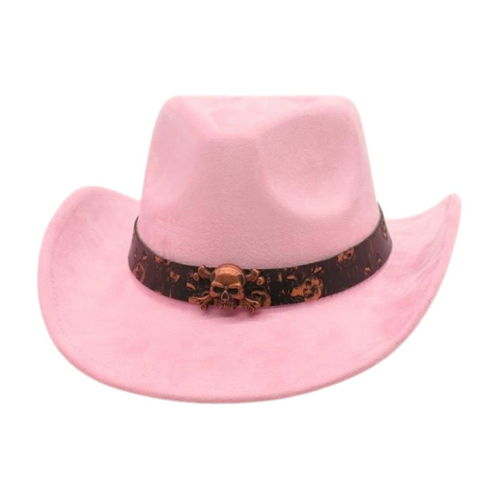 Western Cowboy Hat Performance Stage Jazz Hat Resort Style Skull Accessories Ethnic Style Top Hat