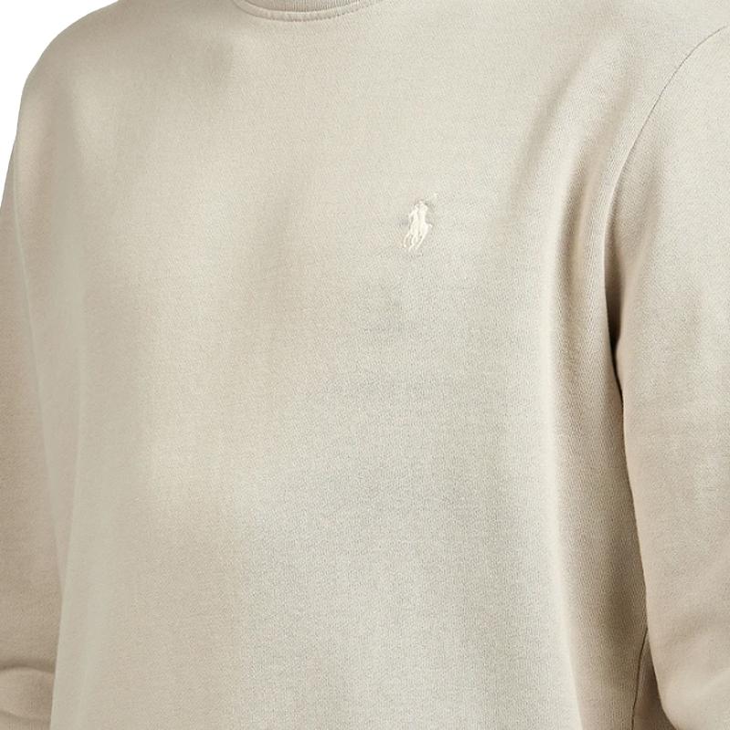 Polo Ralph Lauren Crew Neck Logo Embroidered Loose Fit Long Sleeve Sweatshirt Men sweatshirt Gray 710916689-025