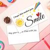 50 Pieces, Rainbow Thank You Cards, Smile Cards, Comfort Cards, ‘Hope This Makes You Smile’ Gift Wrap Cards