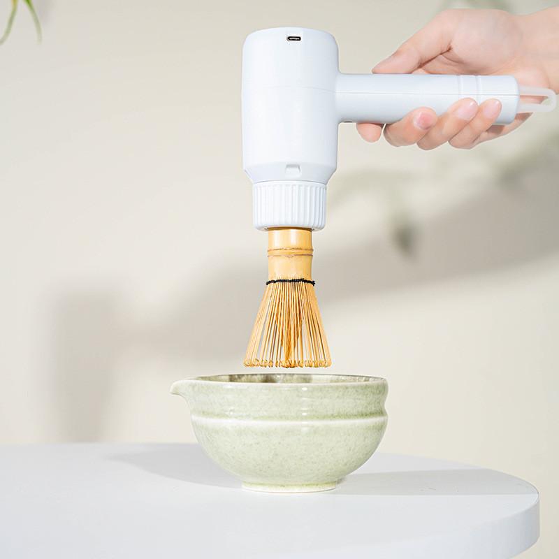 Tea Ceremony Accessories Electric Matcha Whisk With Adjustable Speed For Home Brewing