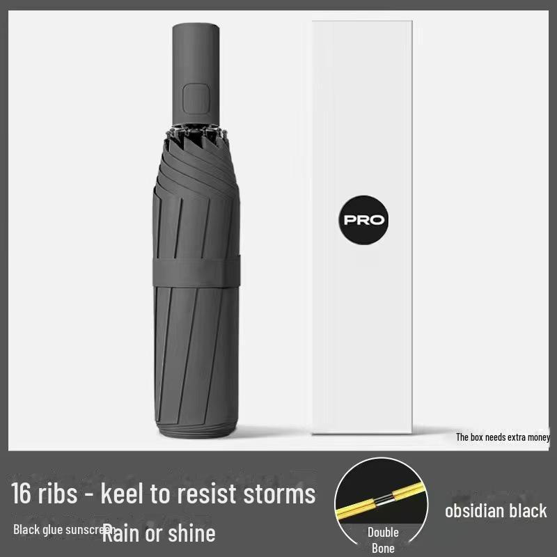 Umbrelă automată pentru femei cu 72 de oase: Rezistent la vant, protectie UV, soare si ploaie Dubla utilizare.