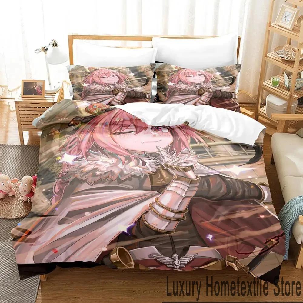 Bekvämt Anime-tryckt påslakan med örngott King Queen Twin Storlekar för Pojkar Flickor och Barn