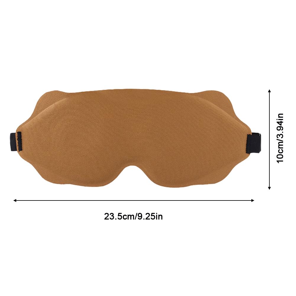 3D Stereoscopic Light Blocking Sleep Eye Mask Breathable Non Pressing Eye Mask for Male and Female Students Napping Sleep Eye Mask