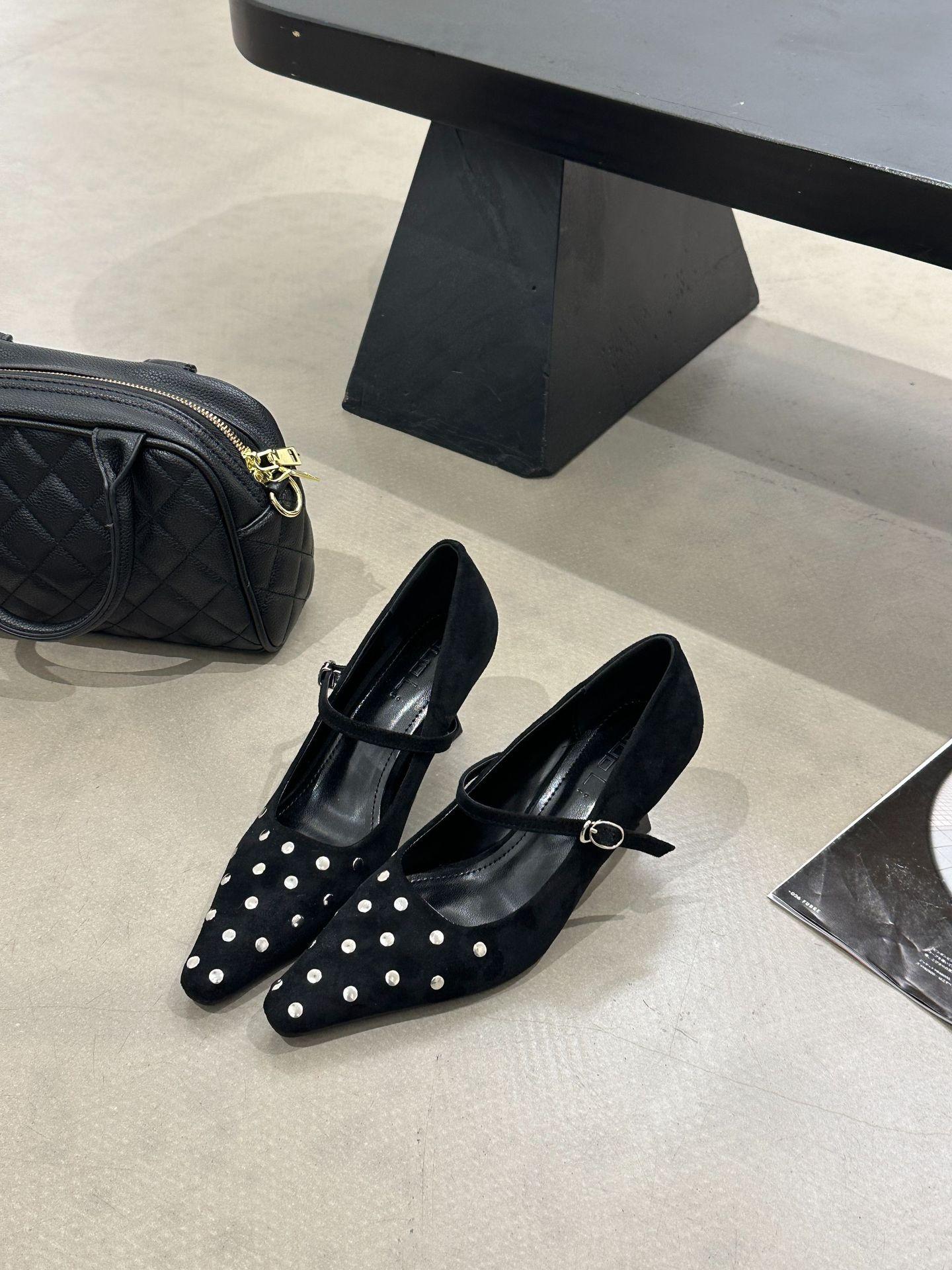 Women s Suede Pointed Toe Spring Stylish Elegant Unique Design Pumps - Fashionable Footwear 35