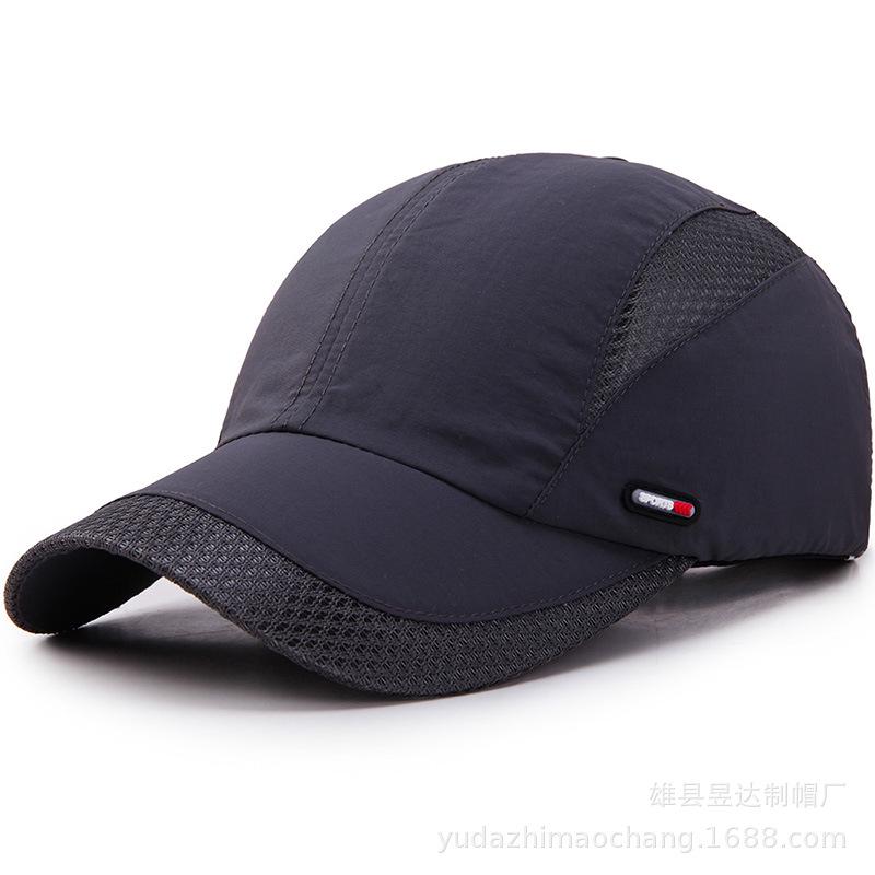 Spring Summer Quick Drying Sports Cap Golf Fishing Hat Summer Outdoor Sun Hat Adjustable Unisex Baseball Cap For Womens Men