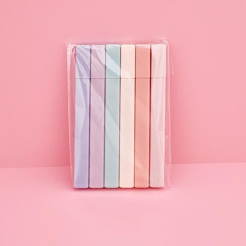 6 Pezzi Carini Kawaii Colore Caramella Molandi Cancelleria Ufficio Scuola Regalo Pennarelli Evidenziatori