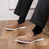 Elegant Travel Men Loafers Fashionable Casual Shoes Brand Business Low Cut Comfortable Man Leather Shoes High-quality Soft Soled