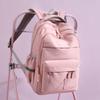 Large capacity junior high school and high school student schoolbag female, cute backpack, simple college student backpack