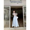 Polo Collar Tie-Waist Slimming Long Dress - Women's 2026 Summer Collection
