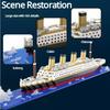 Titanic Micro Mini Building  Blocks   Assembly Toy  Cruise Ship Brick Model  DIY Toys Boat Kids Kit Educational Toy Gift
