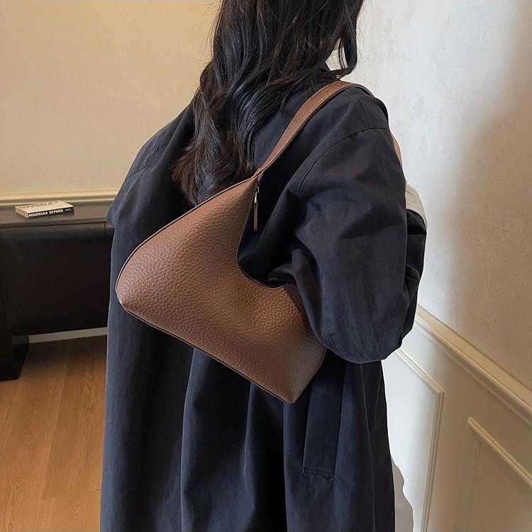 New Casual Shoulder Bag Fashionable Outdoor Underarm Bag Autumn Simple Fashion High Value Dumpling Bag