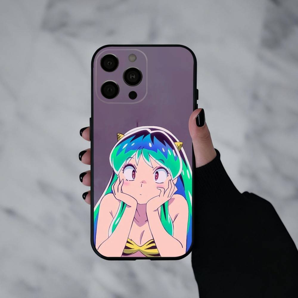 U-Urusei Yatsura L-Lum Mobile Phone Case For iPhone 17pro, 16,15,14,13,12,11 X XR Plus,Others Soft Black Cover
