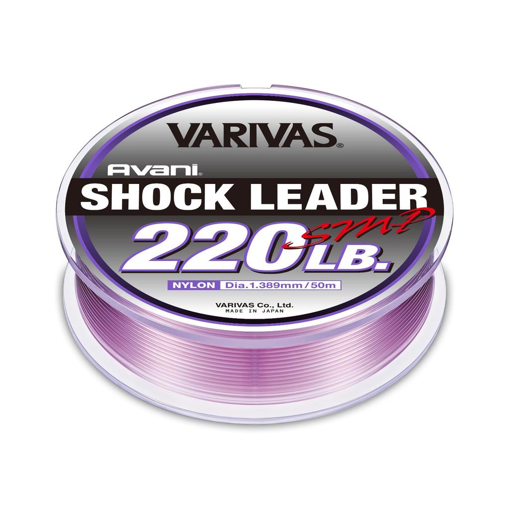 VARIVAS Avani Shock Leader SMP Nylon Natural Violet 30m 300LB
