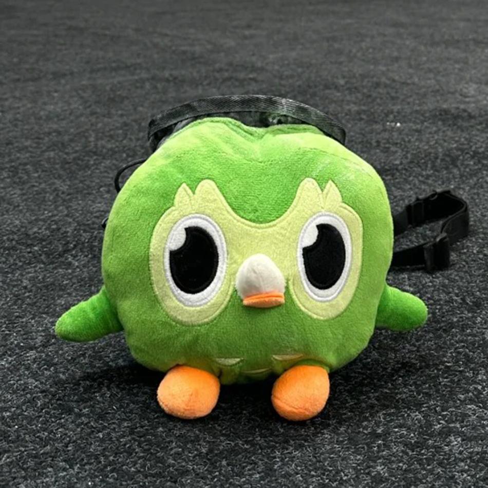 Yeşil Duolingo Baykuş Peluş Oyuncak Duo Duo Peluş Baykuş Karikatür Anime Baykuş Bebek Yumuşak Doldurulmuş Hayvan Oyuncak Çocuk Doğum Günü Hediyesi