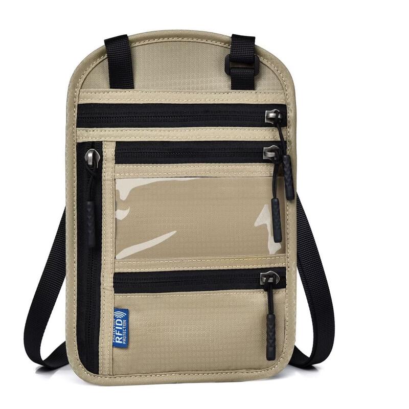 Li Shen Travel Multifunctional Passport Holder & Document Bag