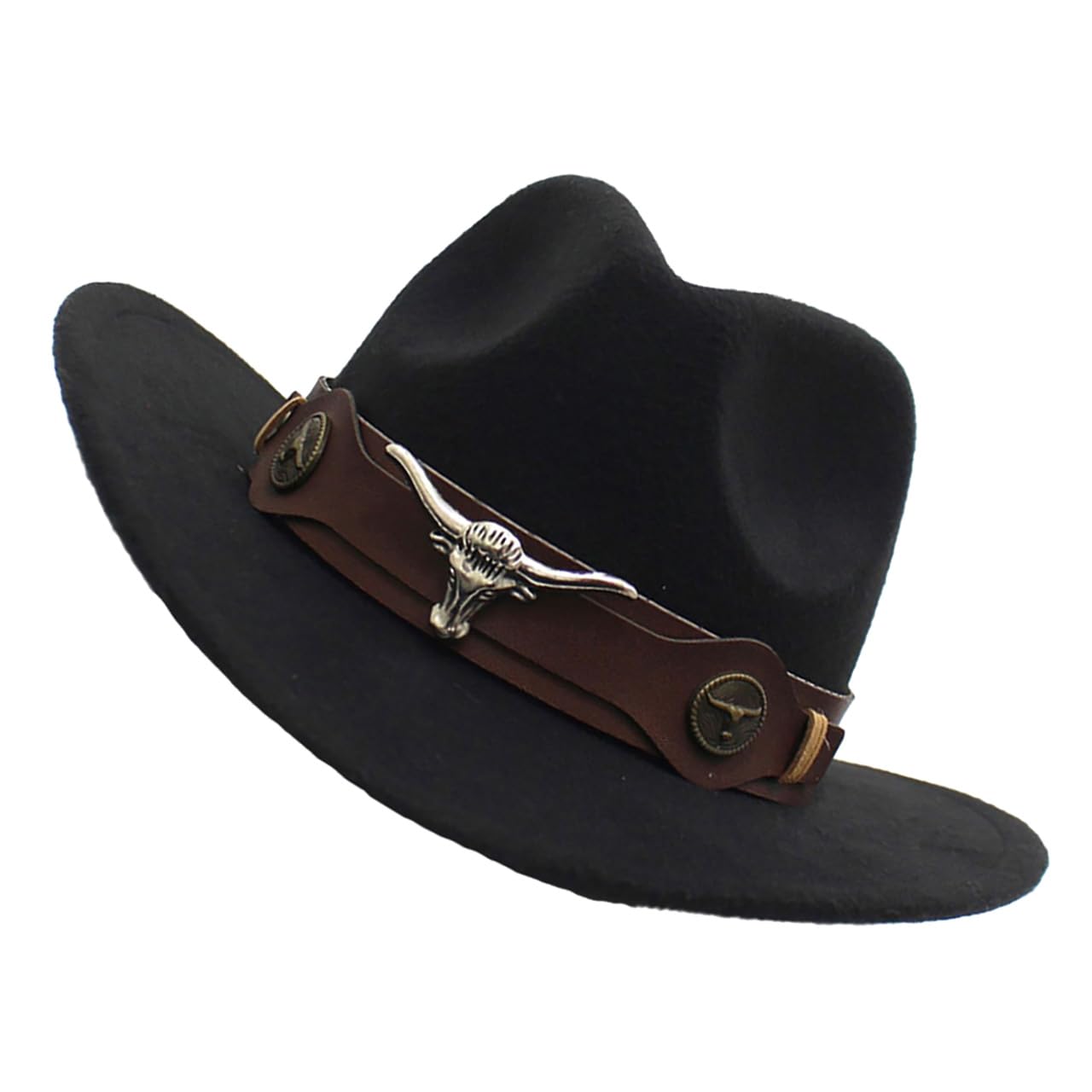 

Buzz Selection Cowboy Retro Stylish Jazz Western Hat CAQ265 Men s (Black) чёрный