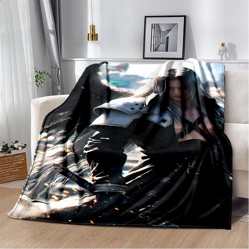 29 Style New Sephiroth Final Fantasy Games Cloud Tifa Aerith Blanket,Soft Throw Blanket for Home Bedroom Bed Sofa Cover Kids