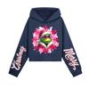 Kids' Casual Fashion Christmas Printed Long Sleeve Hooded Sweatshirt (No Drawstring)