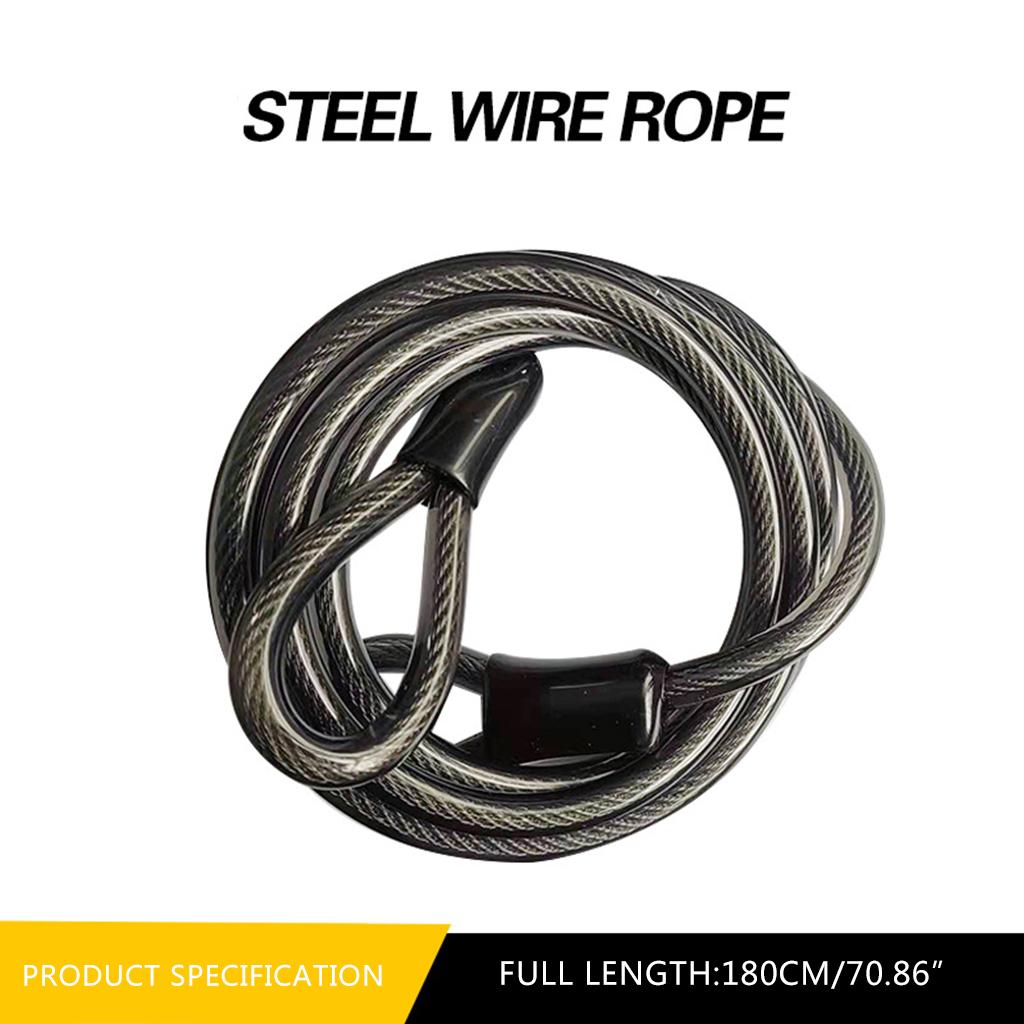 Bike Chain Lock 70.87in Security Anti-Theft Bike Lock Chain Bicycle Chain Lock Bike Locks for Motorcycle Bicycle Etc