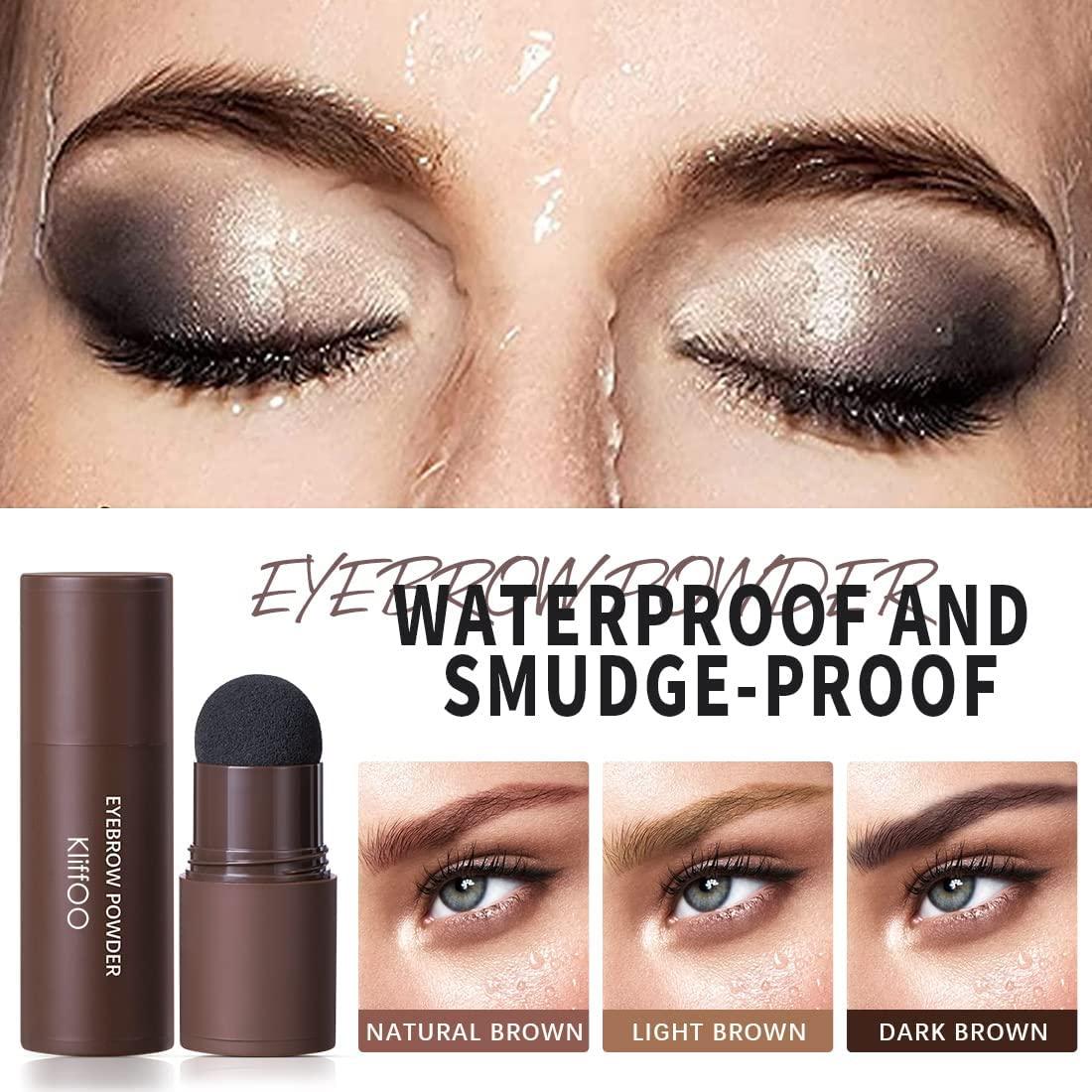 Набор для штамповки бровей - макияж для бровей с пудрой для бровей с 10 многоразовыми — фото 4