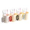 Mildew-Proof Toothbrush and Mouthwash Cup for Dorms and Couples