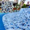 1pc Ceramic Pebble Mosaic Fragments Sheet Hot Spring Pool Fish Pond Bathroom Nonslip Wear-Resistant Floor Wall Decor Tile Pieces