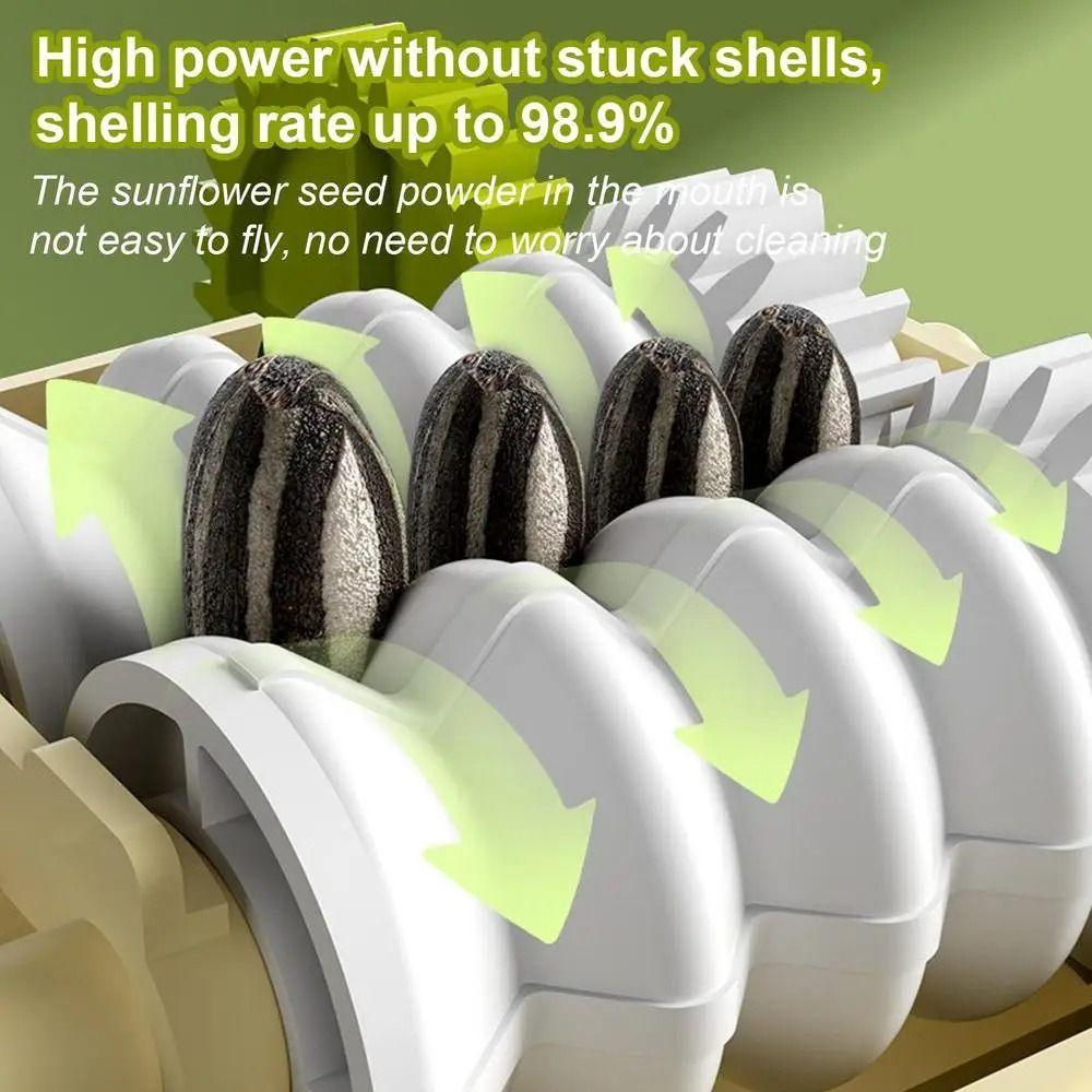 Frog Shaped Sunflower Seed Peeler Porous Automatic Shelling Machine Electric Nut Opener  Nut Lovers
