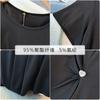 A New Solid Color Pleated Diamond-encrusted Dress for Plus-size Women's Summer, A Simple Short-sleeved Little Black Dress