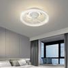 Smart Ceiling Fan Fans With Lights Remote Control Bedroom Decor Ventilator Lamp Air Invisible Blades Retractable Silent Light